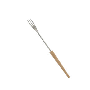 Käsefonduegabel mit Buchenholzgriff 