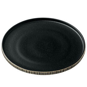 Teller flach 26cm
schwarz/weiss 