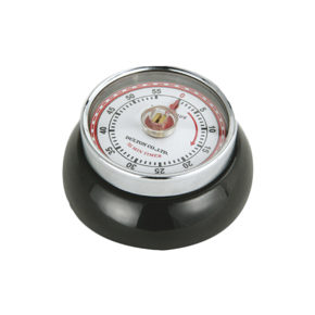 Timer Retro schwarz 