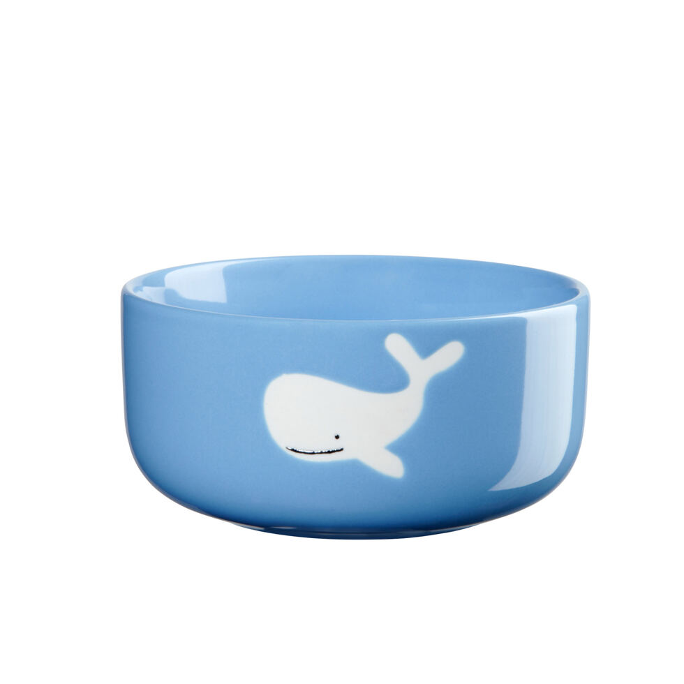 Schale blau,
Wal Schale blau,
Wal