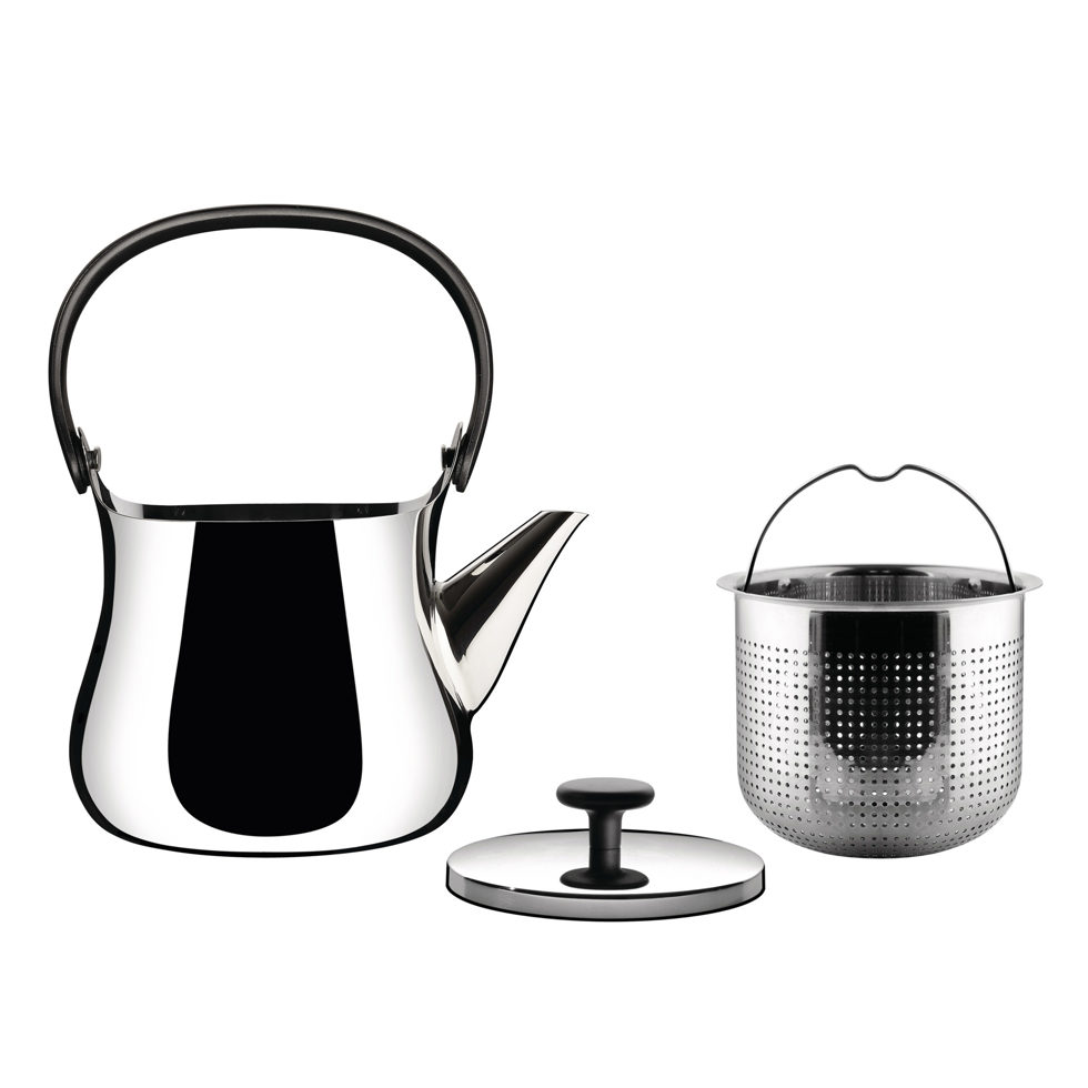 ALESSI 
Kaldor / Teekanne "CHA" 
Edelstahl 