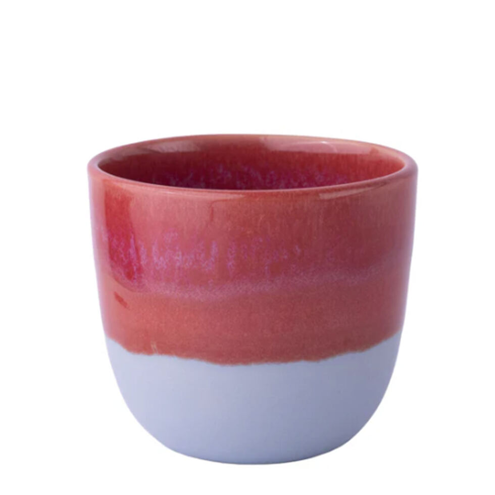 Becher Rot/Blau 