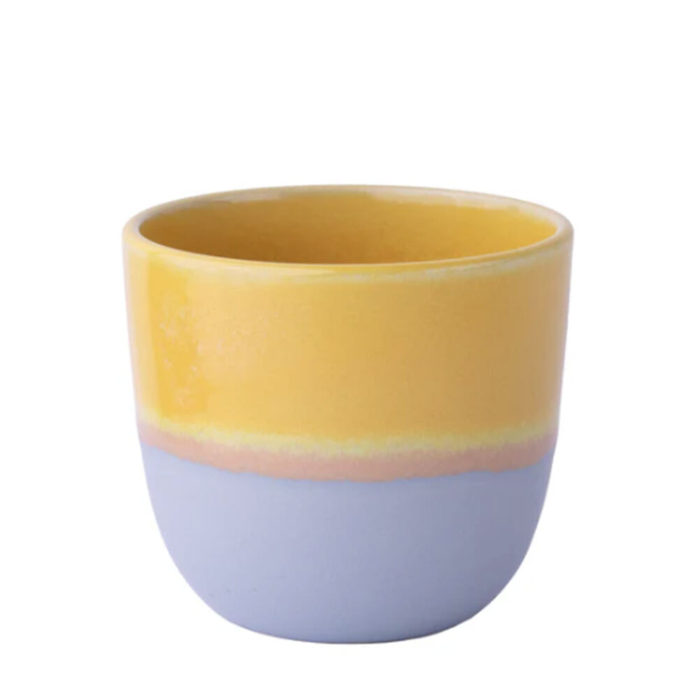 Becher Gelb/Blau 