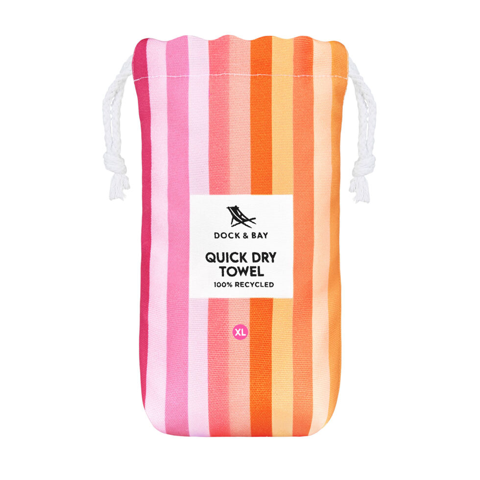 Strandtuch 
pink / orange 