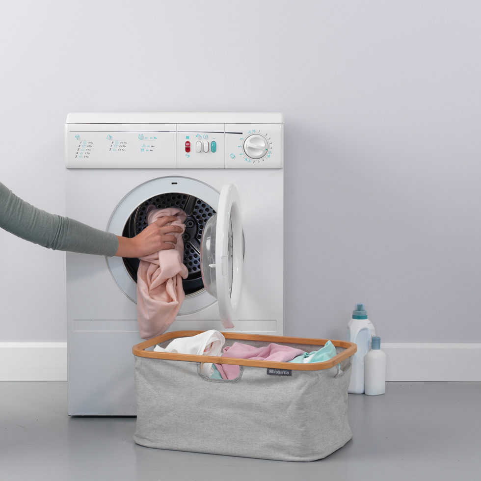 Laundry basket grey 40 lt 