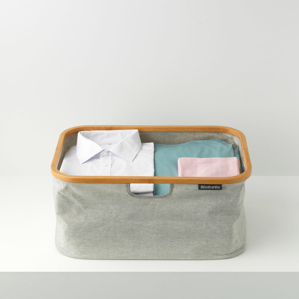 Laundry basket grey 40 lt 