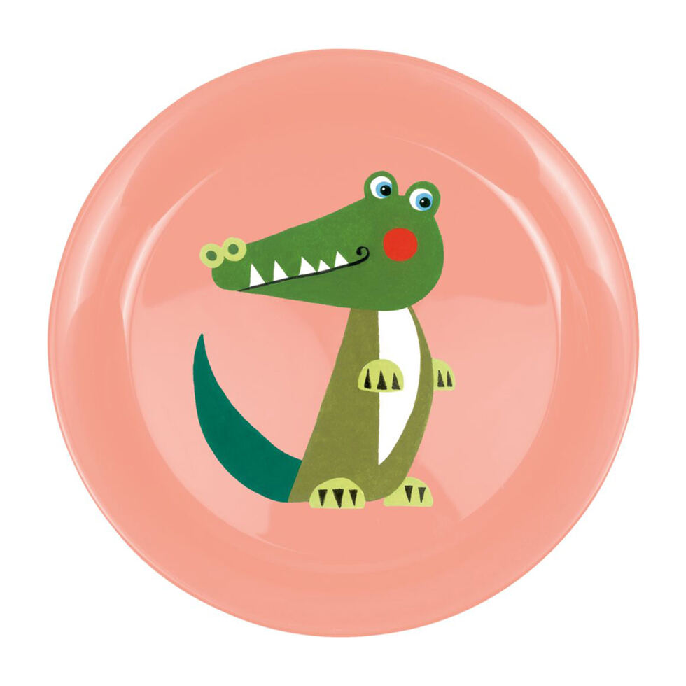 Assiette Crocodile 