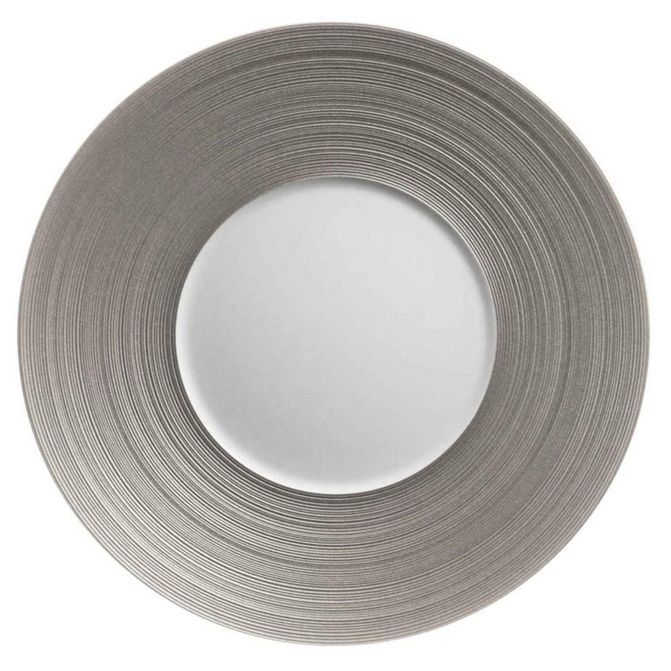 HÉMISPHÈRE PLATINE
Assiette ronde 32 cm 