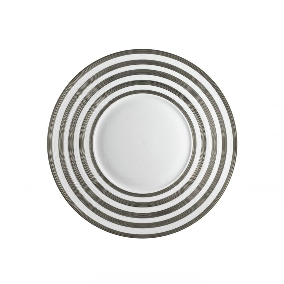 HEMISPHERE PLATINUM STRIPED
Plate flat 21 cm 