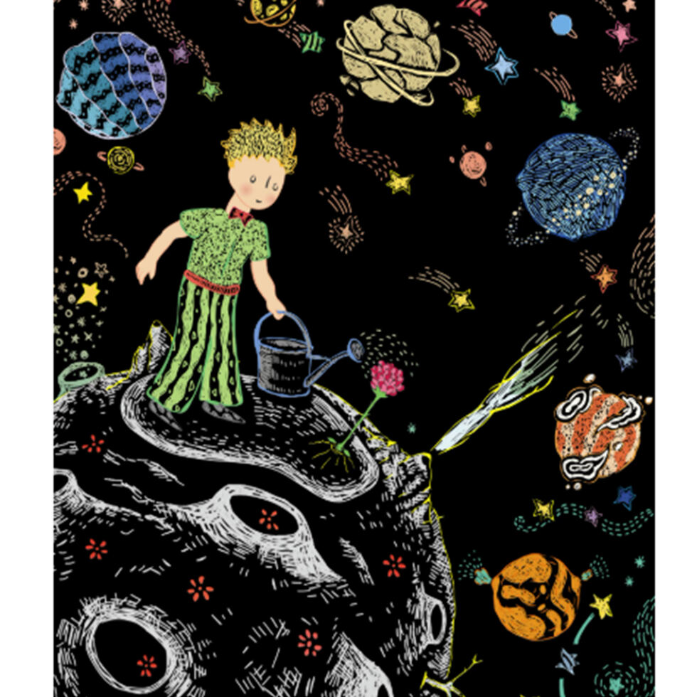 The Little Prince
Scratching pictures book 