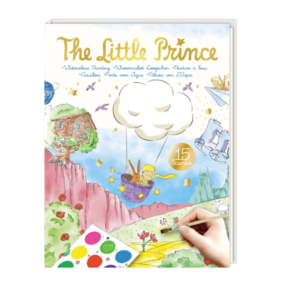 The Little Prince
Water coloring book The Little Prince
Water coloring book