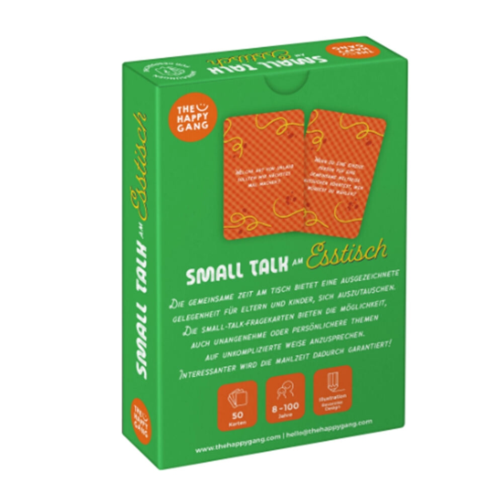 Spiel Small Talk am Esstisch 