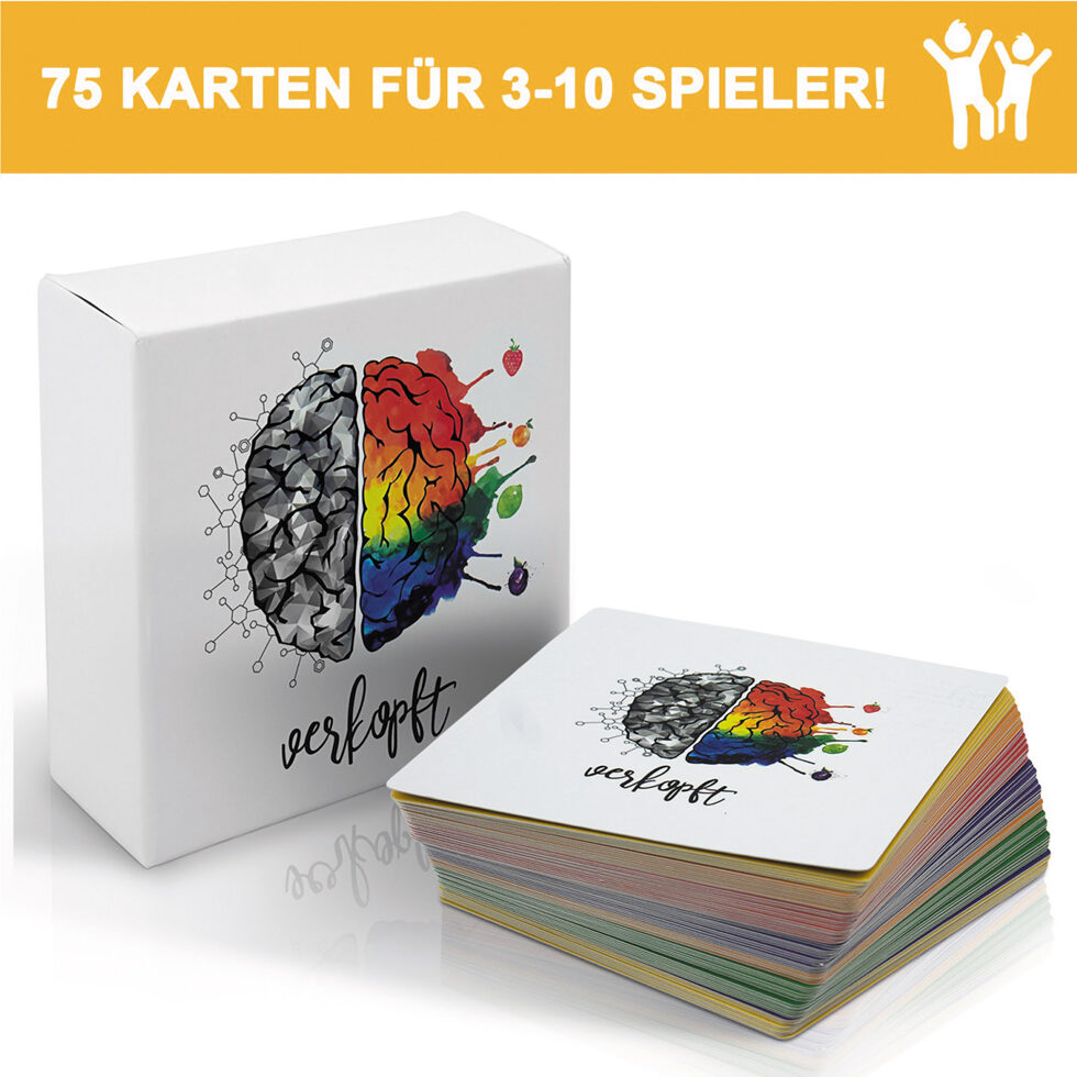 Verkopft 
Farb Kartenspiel 