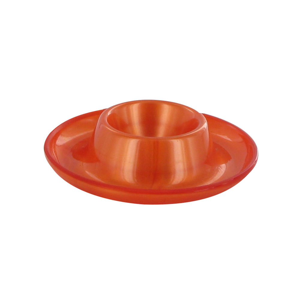 Coquetier verre acrylique corail Coquetier verre acrylique corail