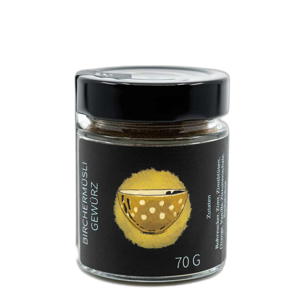 Bircher Muesli Spice Mix
70g Bircher Muesli Spice Mix
70g