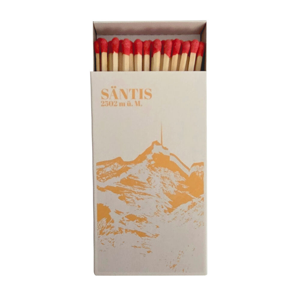Zündhölzer Säntis
gelb Zündhölzer Säntis
gelb
