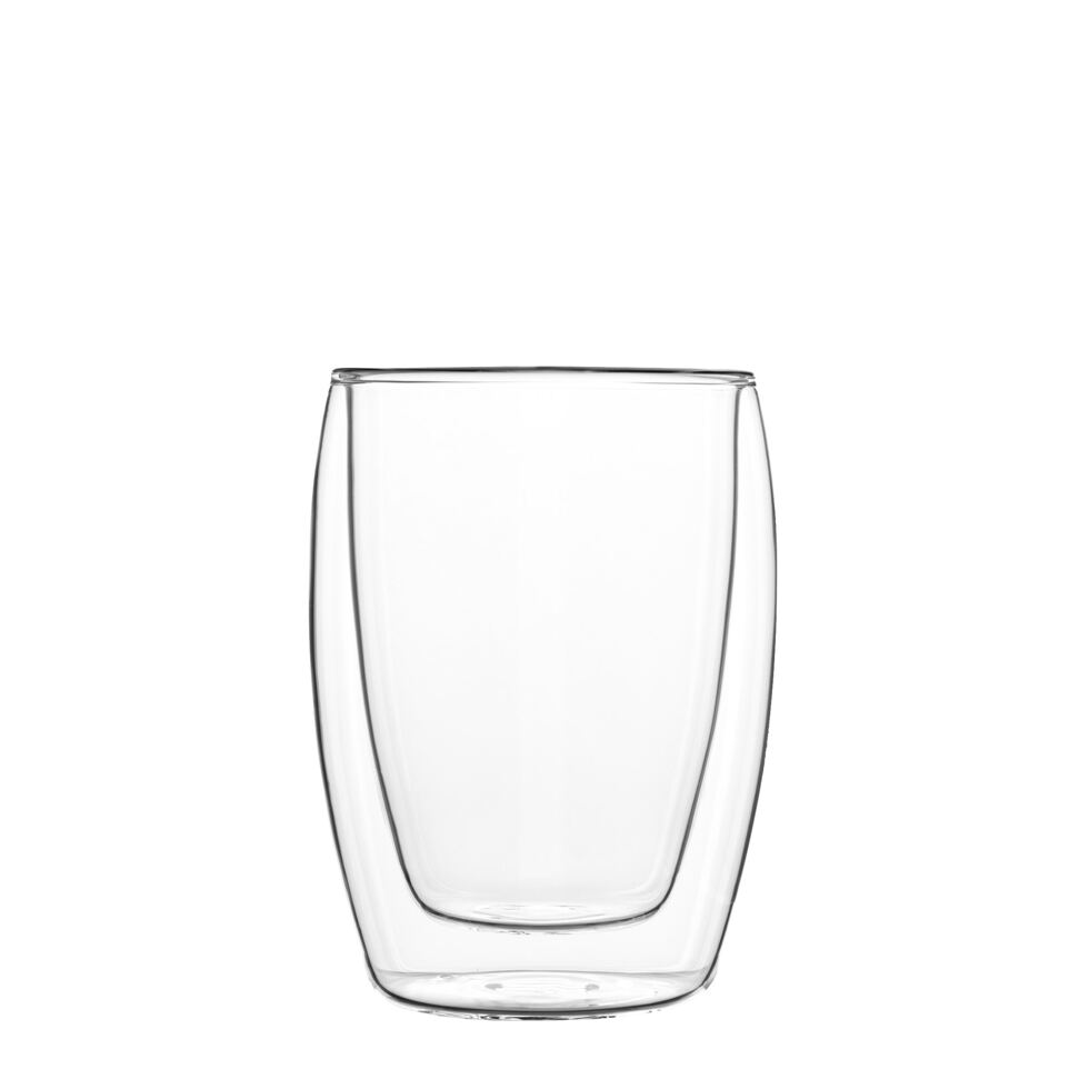 Cappuccino Glas 27cl
Doppelwandig 
