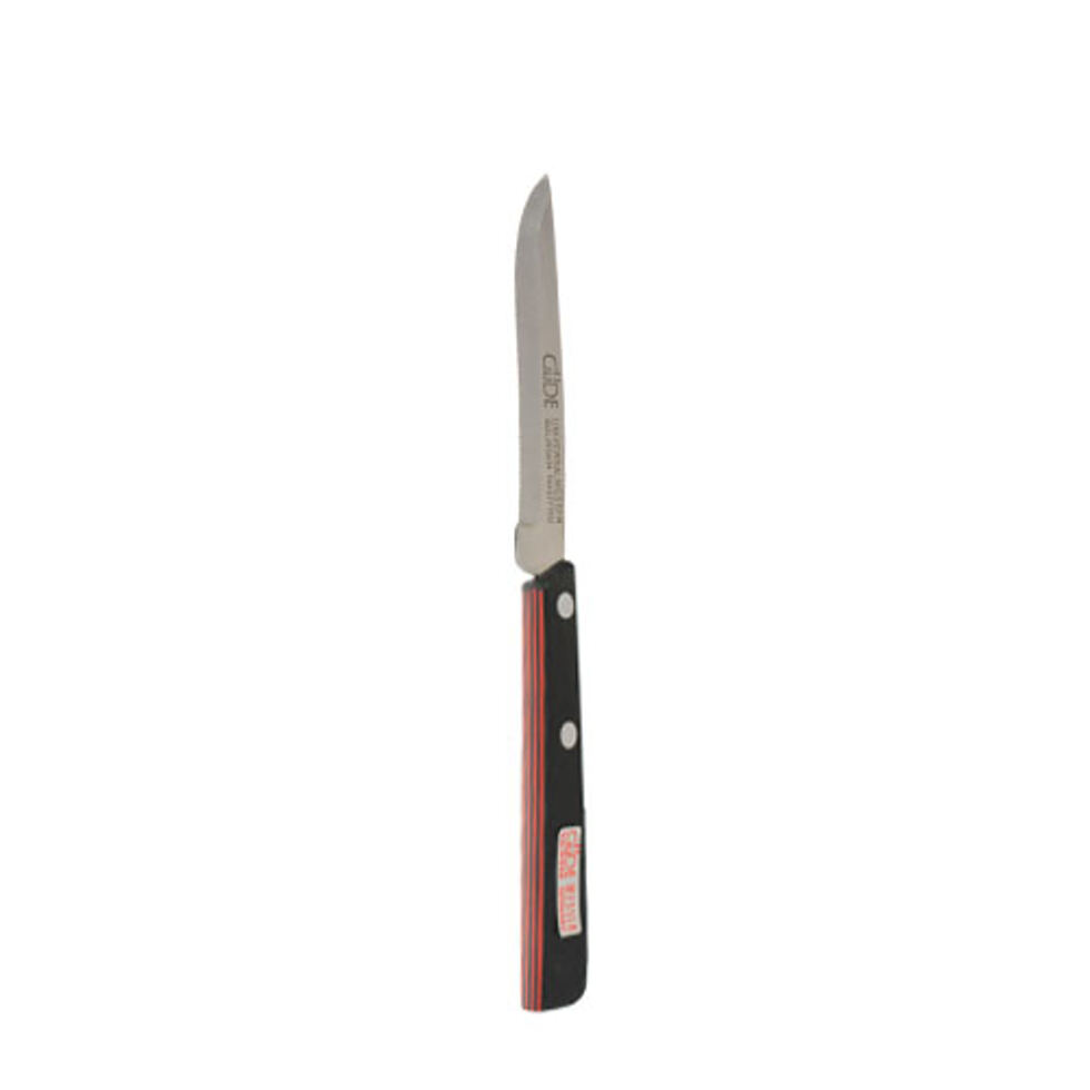 Rüstmesser 
schwarz/rot 10 cm 