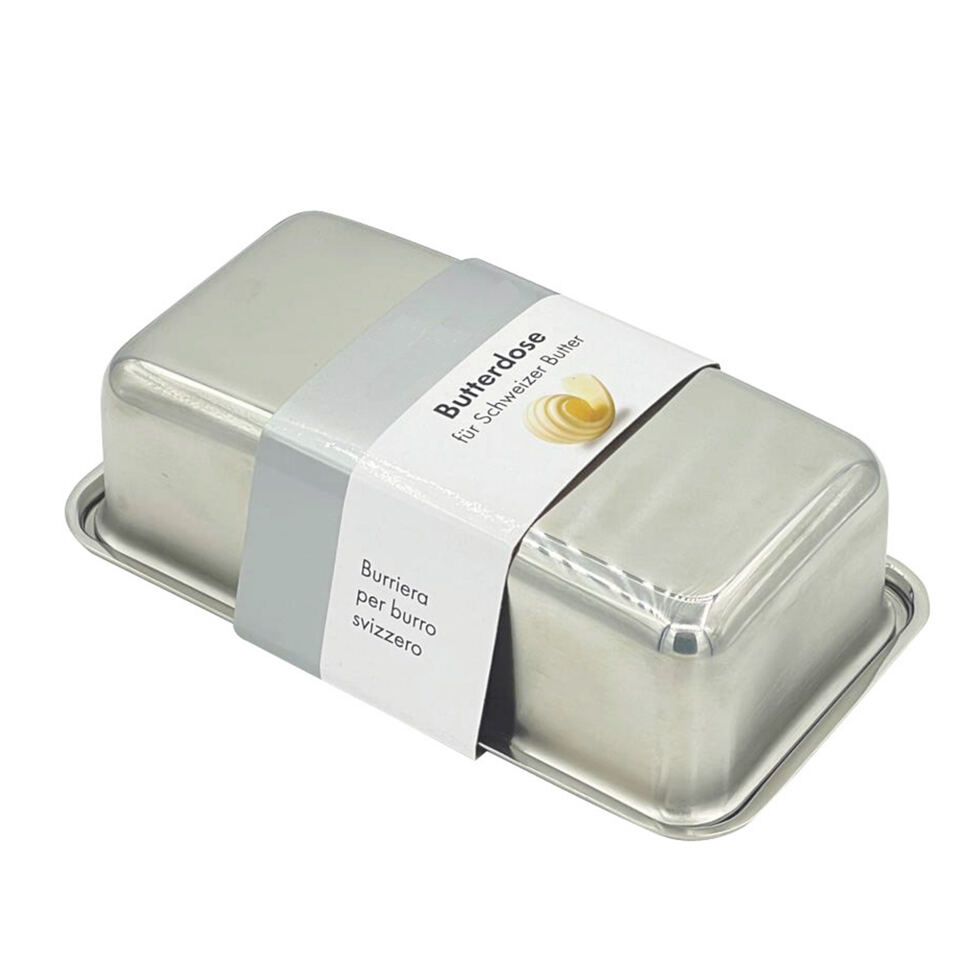Butterdose
Chromstahl Butterdose
Chromstahl