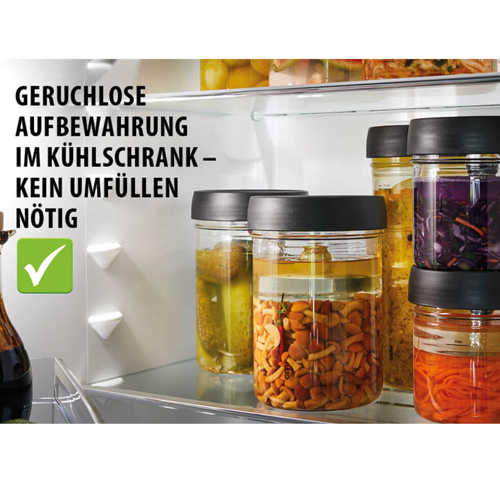 Fermentationsglas mit Gewicht 1lt 