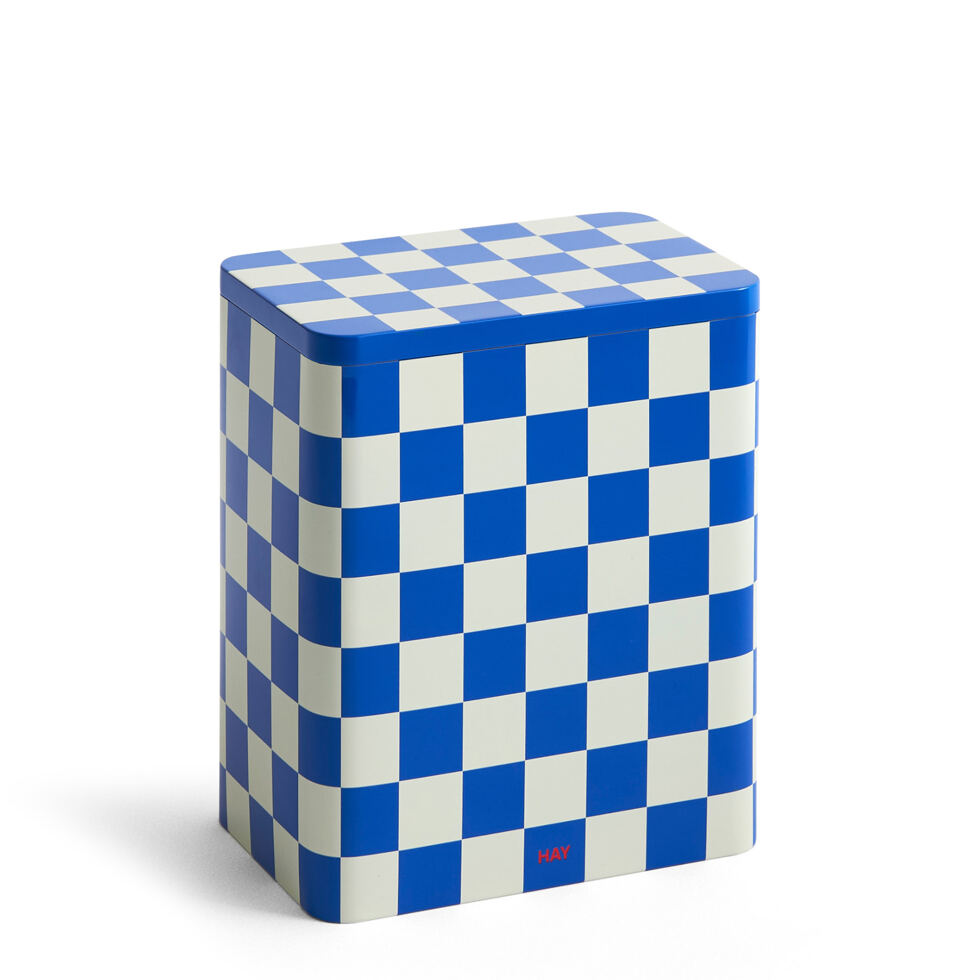 Dose blau/weiss Dose blau/weiss