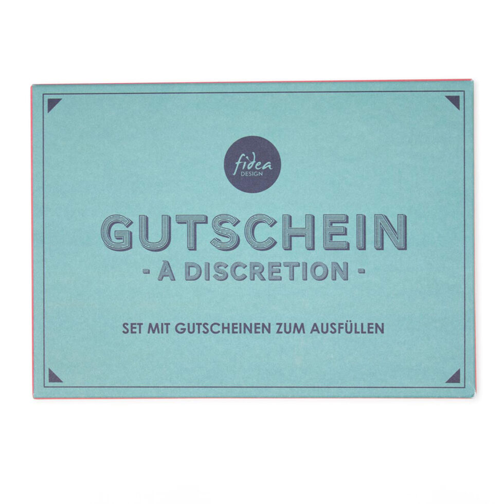 Gutscheine à Discretion
Set mit Gutscheinen Gutscheine à Discretion
Set mit Gutscheinen