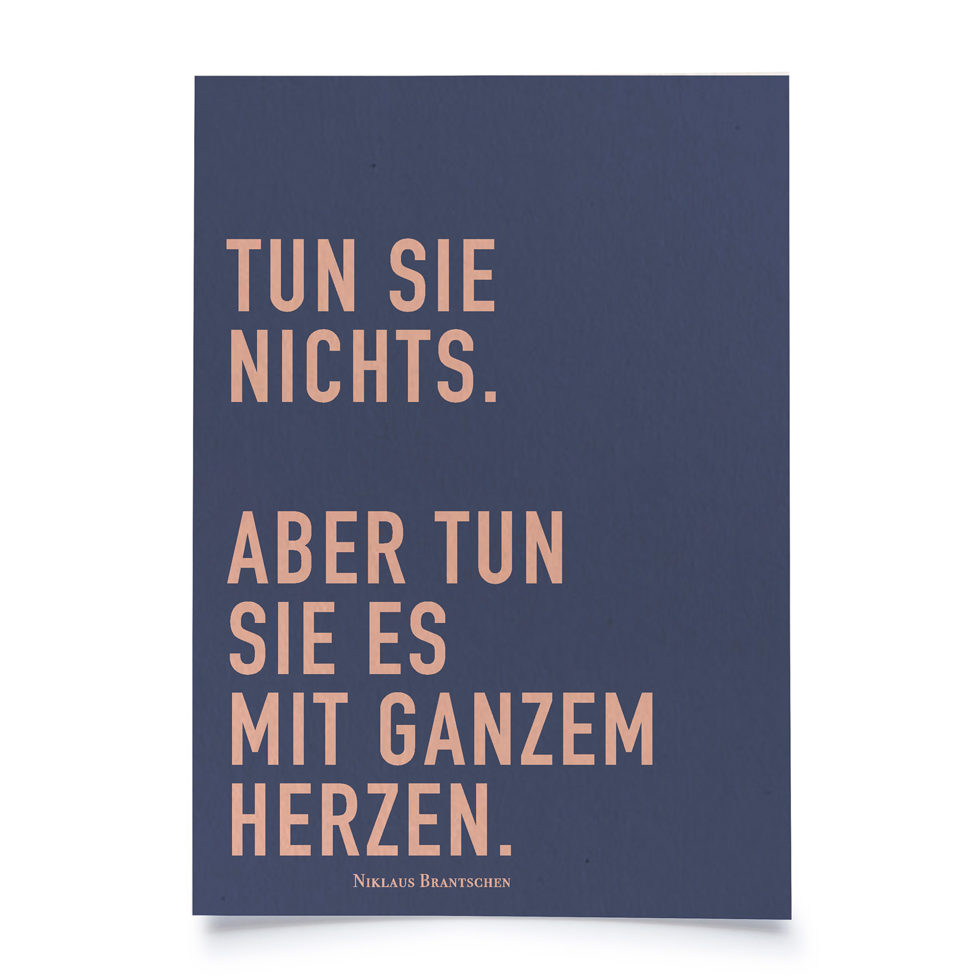 Postkarte
"Tun Sie nichts..." Postkarte
"Tun Sie nichts..."