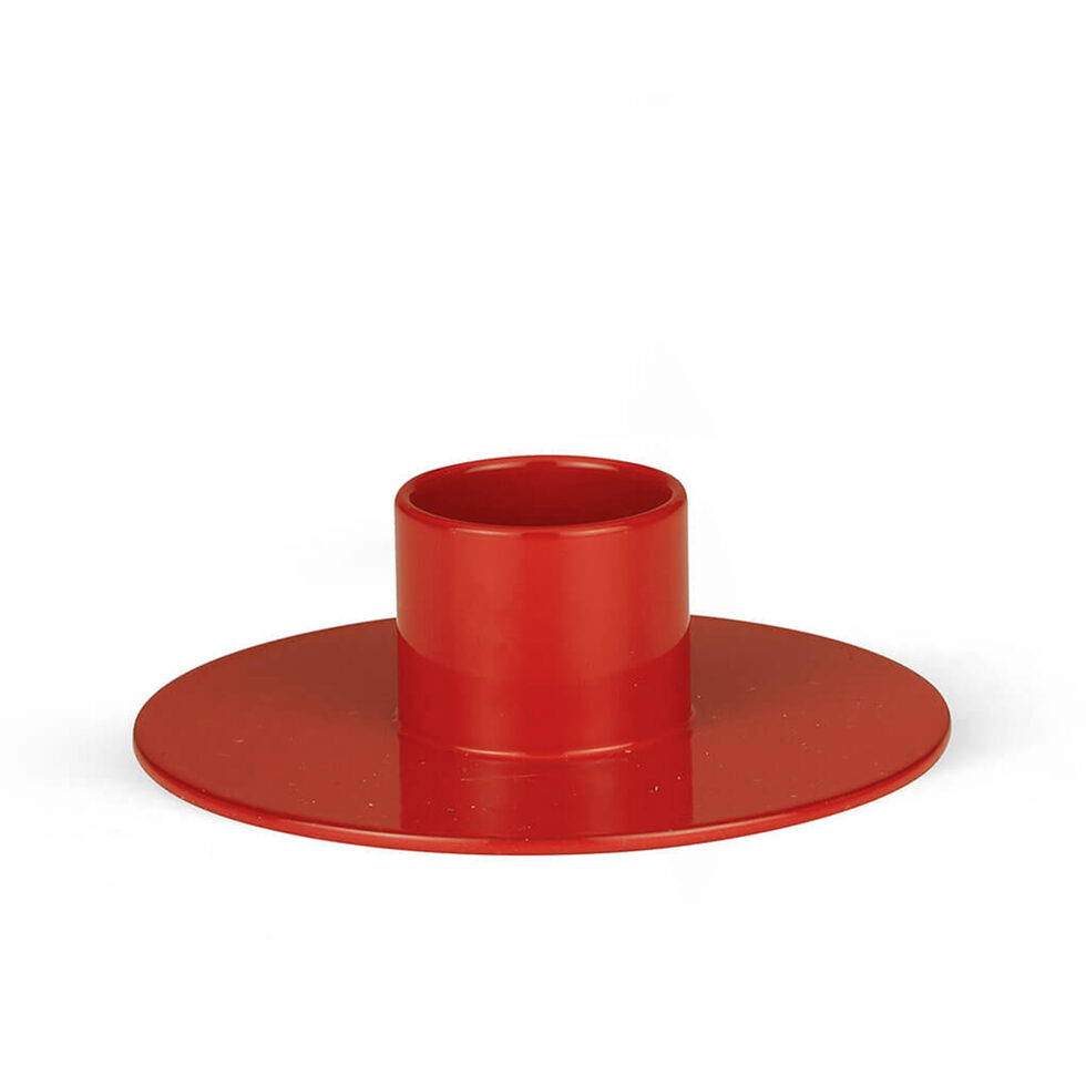 Bougeoir rouge 