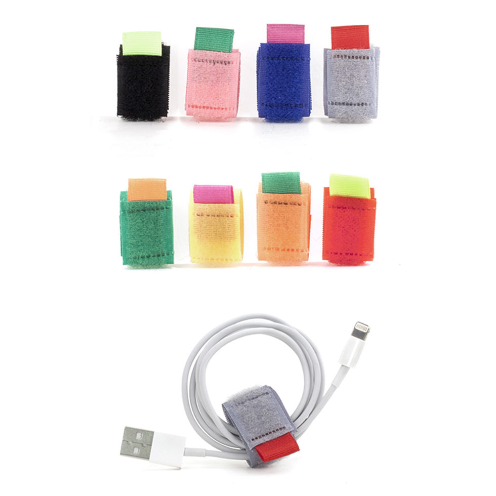 Reliure de câble couleur 8 pcs. Reliure de câble couleur 8 pcs.
