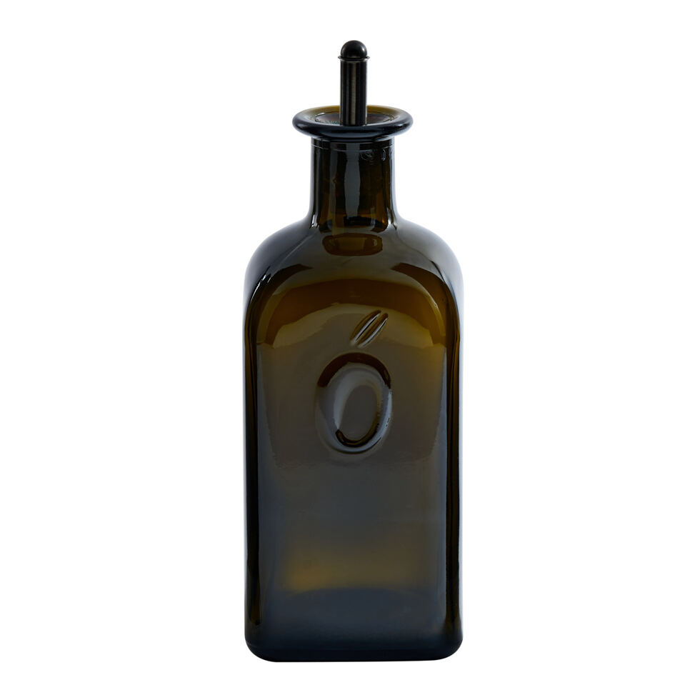 Ölflasche grün 500ml
mit Ausgiesser Kugel 