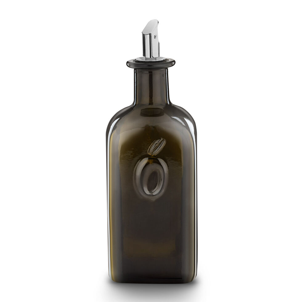 Ölflasche grün 500ml
mit Ausgiesser Klappe 