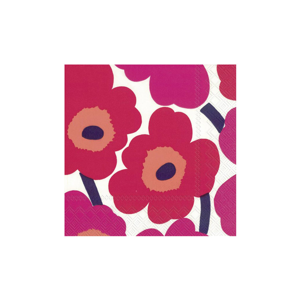 Papierservietten
Unikko rot Papierservietten
Unikko rot