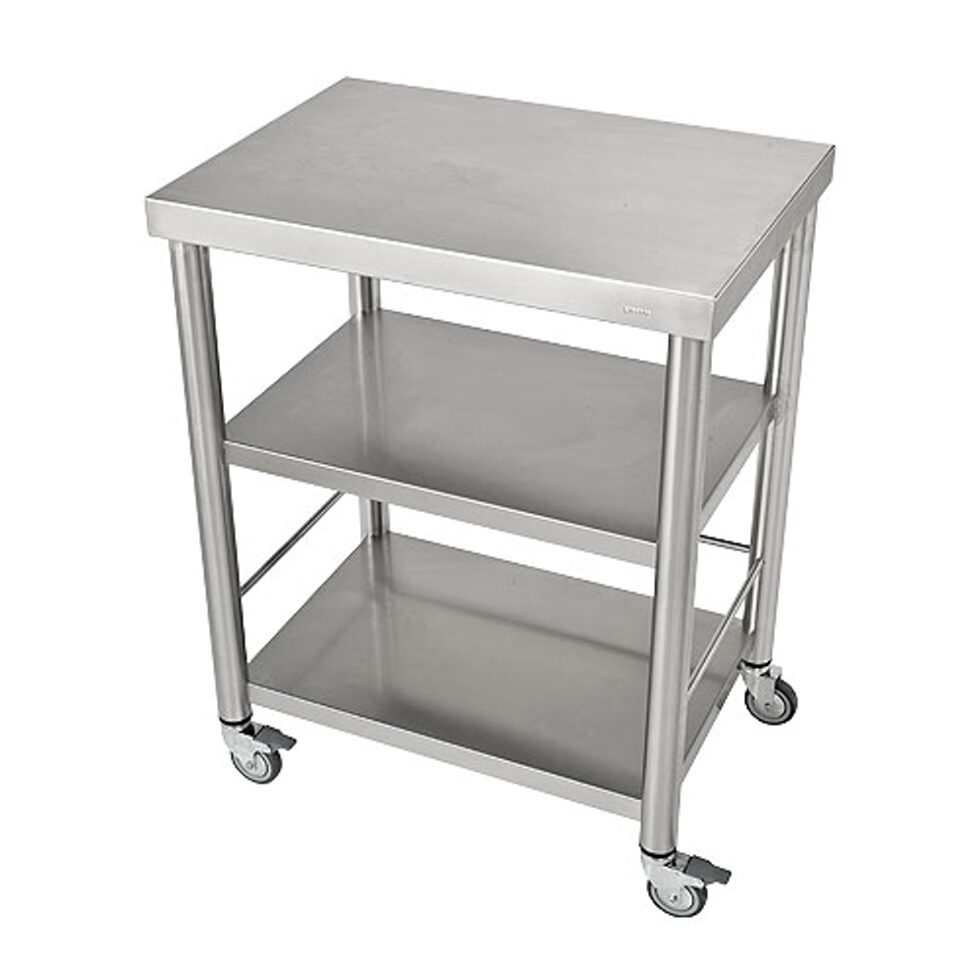 Chariot de cuisine en acier inoxydable50 x 70 Chariot de cuisine en acier inoxydable50 x 70