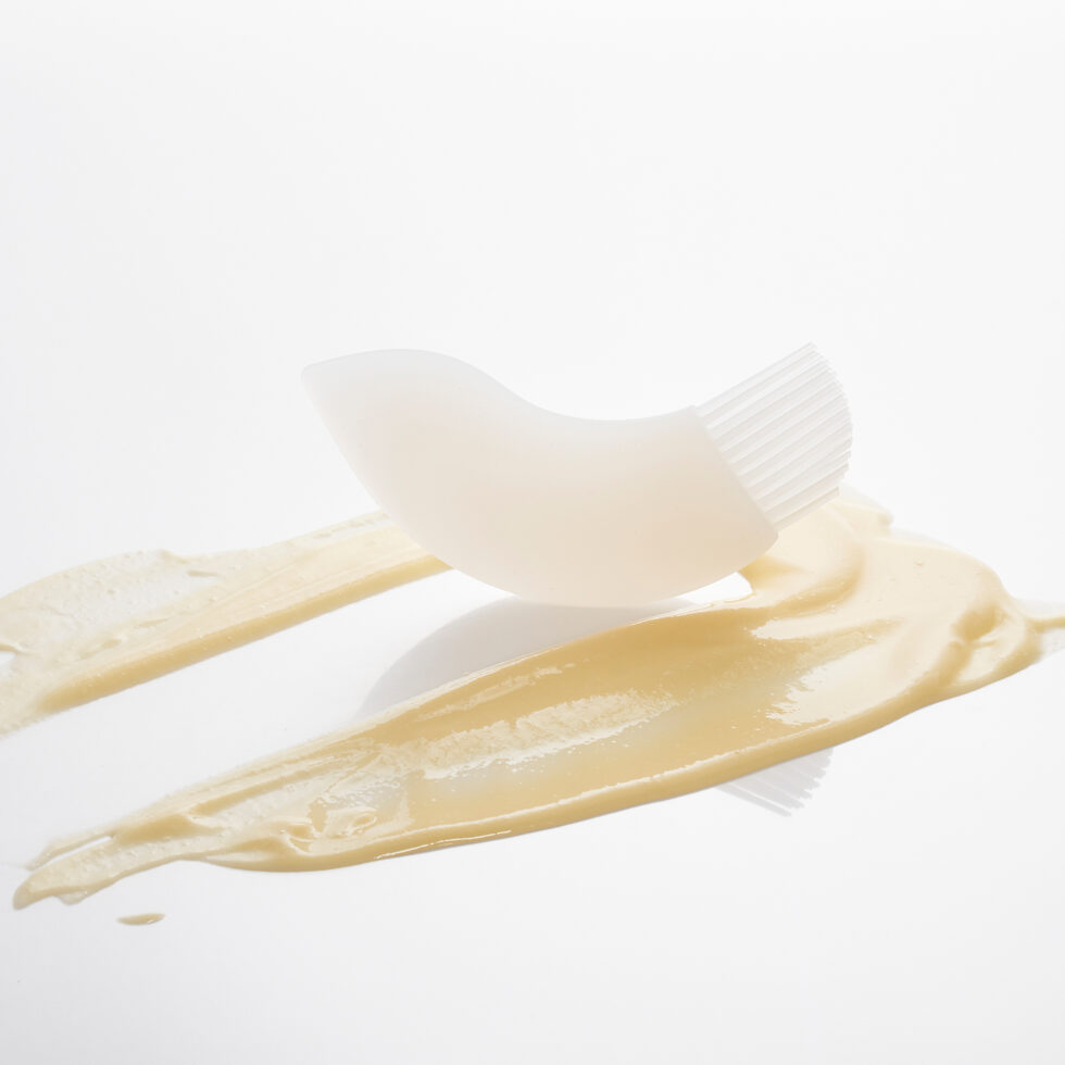 Pinceau et spatule en silicone
noir 