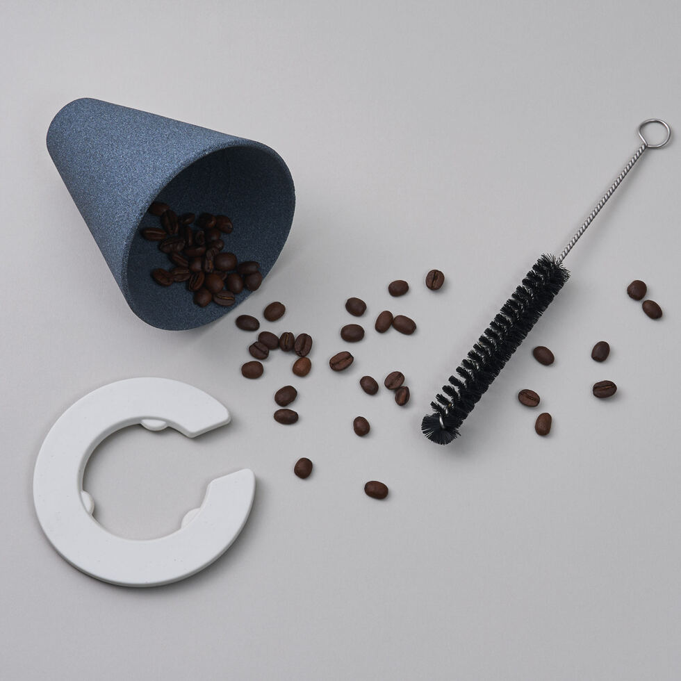 Bürste für Kaffeefilter Keramik 