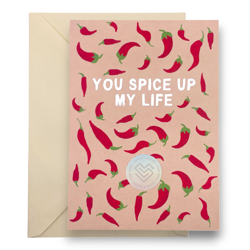 Karte Foto/Video-Message
You Spice Up My Life 