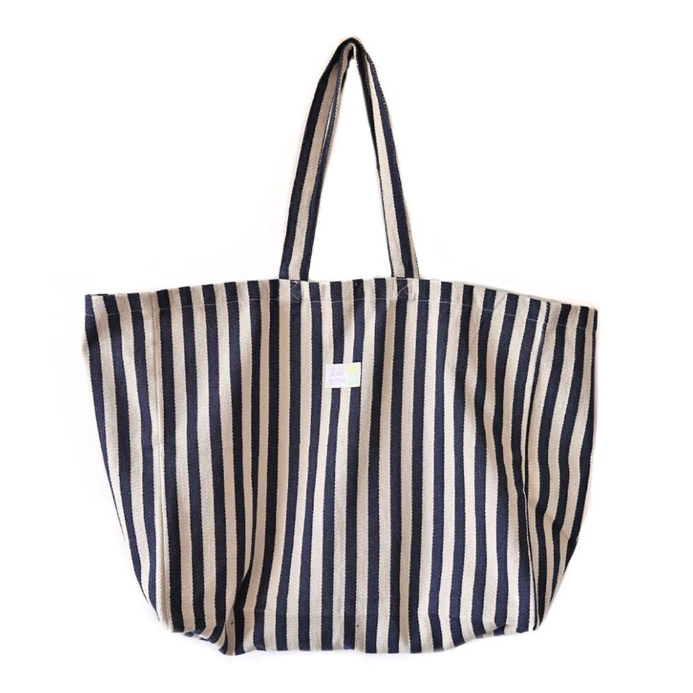 Stofftasche Streifen Blau 