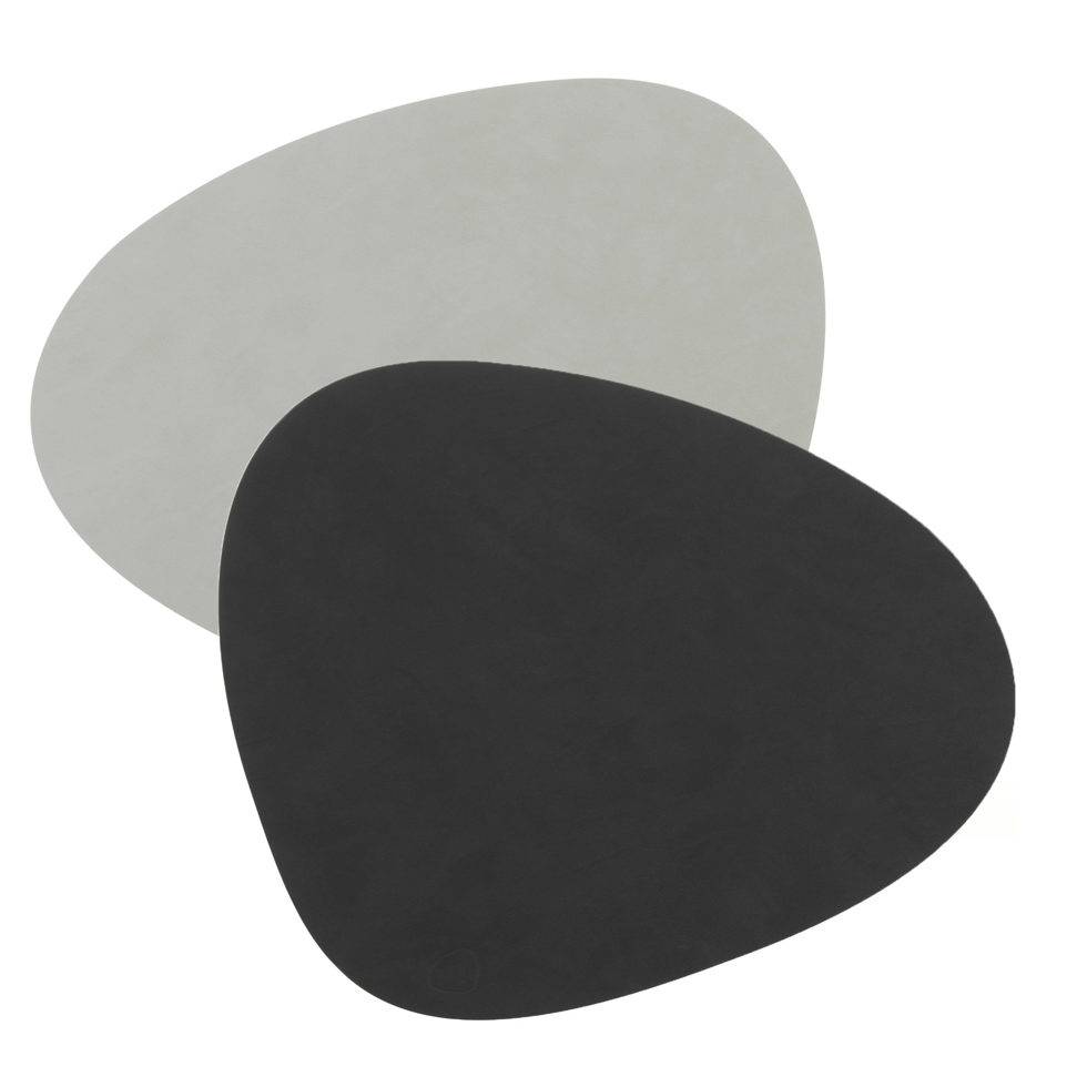 Placemat
black/white curve 37x44 