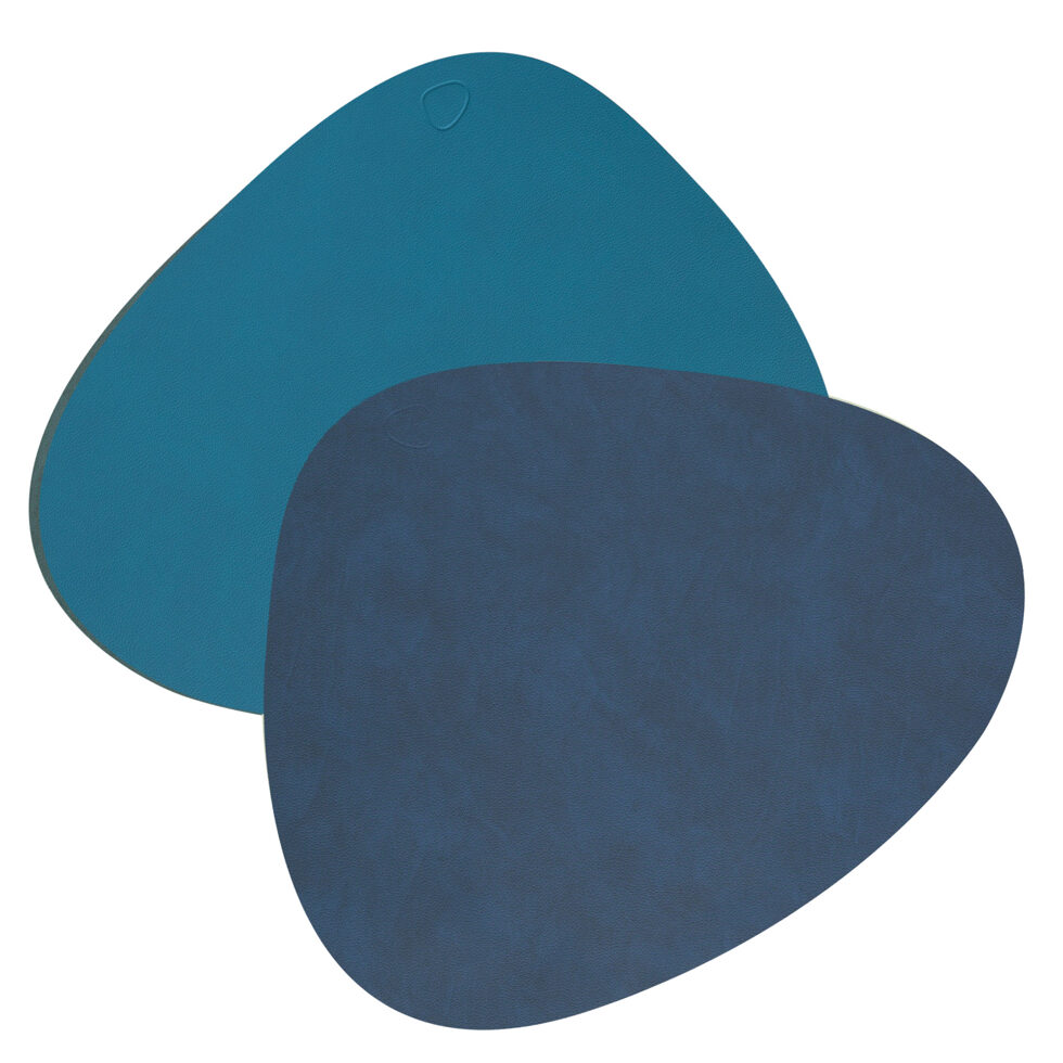Placemat
dark blue/petrol curve 37x44 