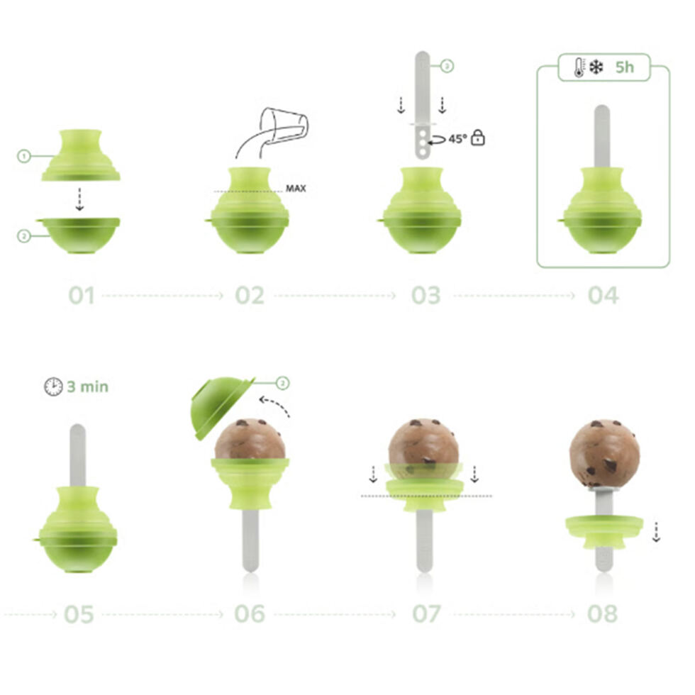 Lollipop Eis Maker 4er 