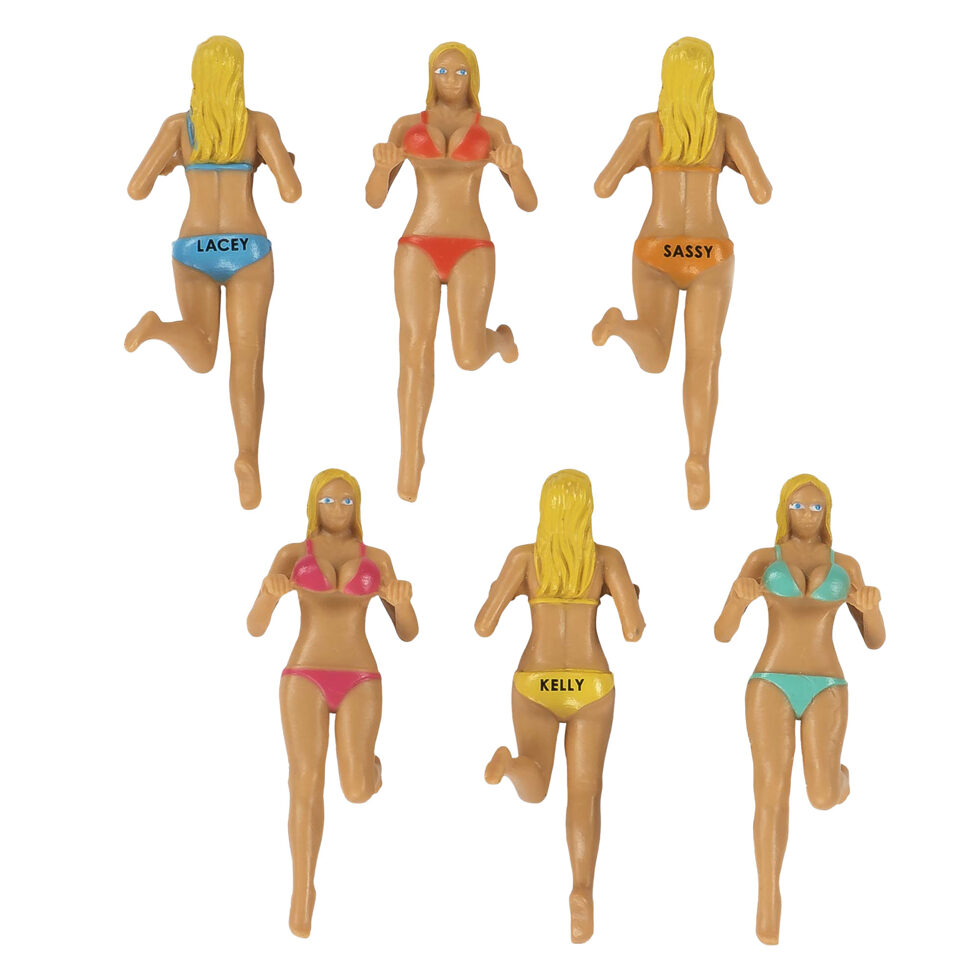 Glass markers Girls
6 pieces 
