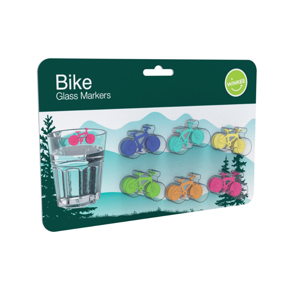 Glass marker bicycle 