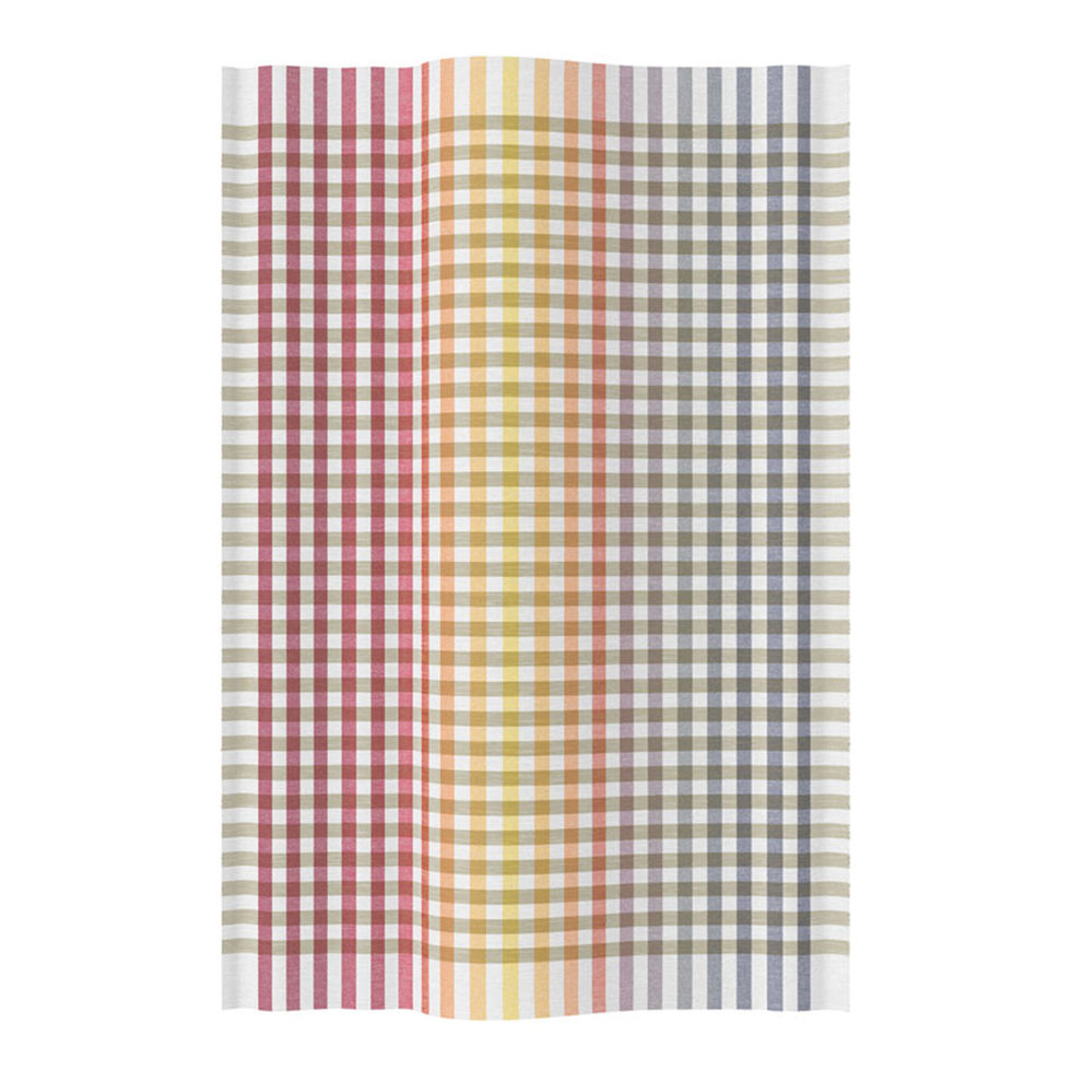 Serviette de cuisine cours check rouge 