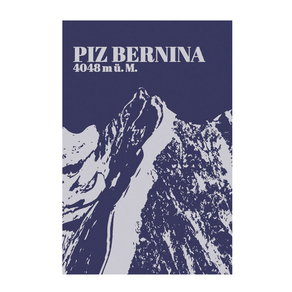Küchentuch Piz Bernina
dunkelblau 
