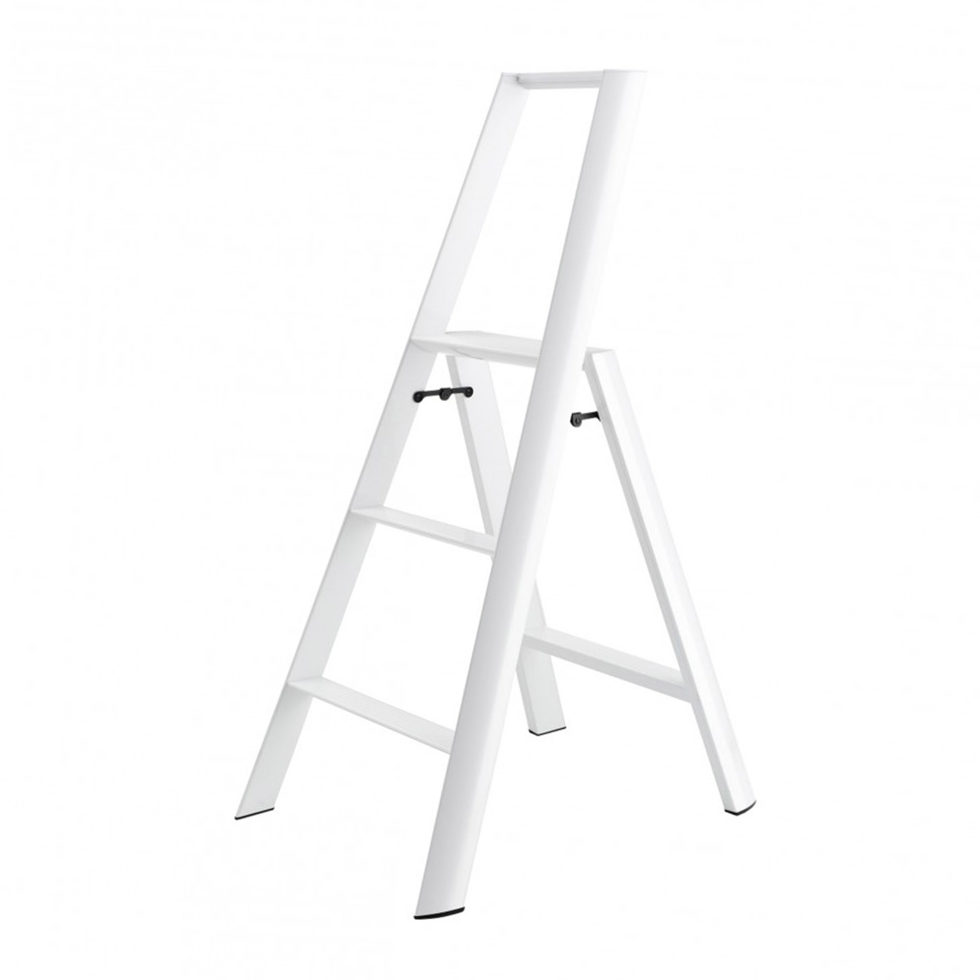 Klappleiter 3 Stufen weiss Klappleiter 3 Stufen weiss