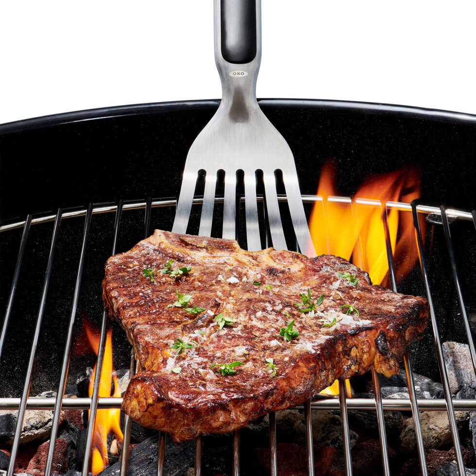 Spatule à barbecue flexible 