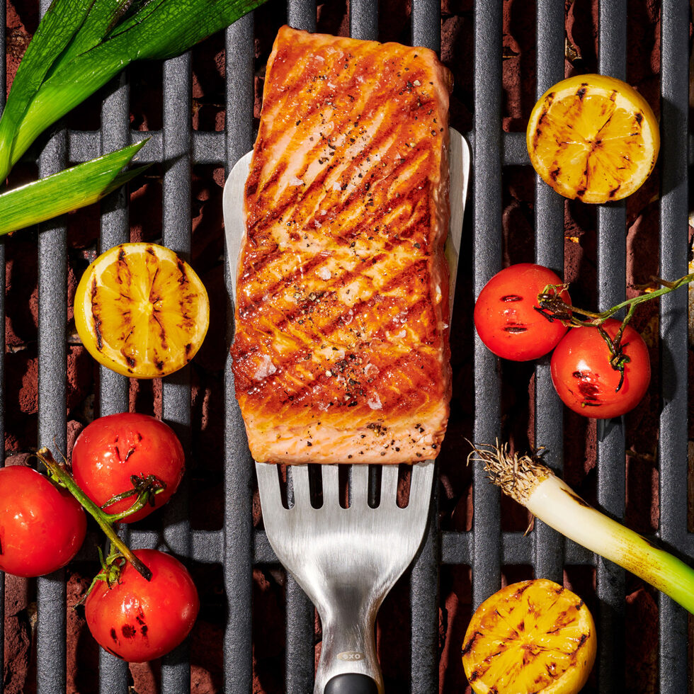Spatule à barbecue flexible 