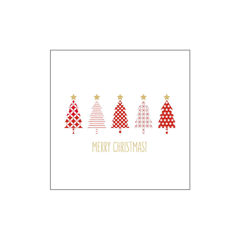 Papierservietten Tannen
Merry Christmas rot Papierservietten Tannen
Merry Christmas rot