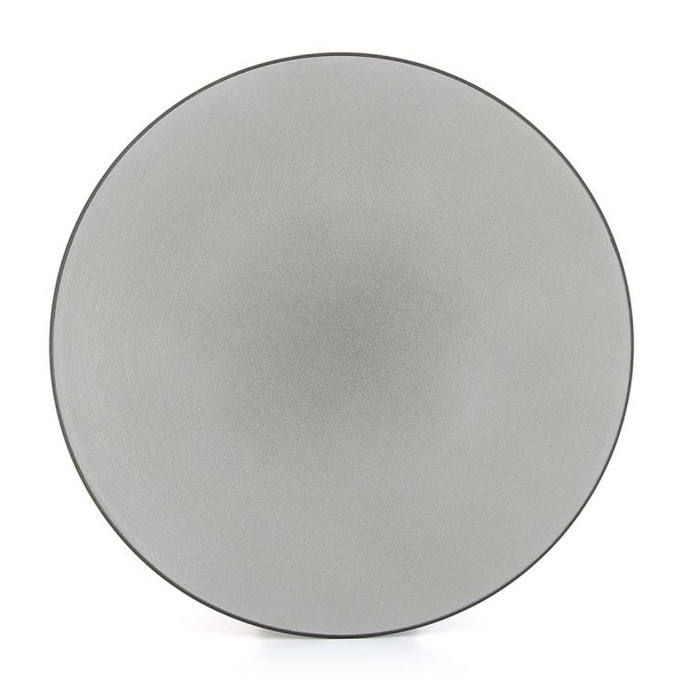 Assiette plate grise 31 cm Assiette plate grise 31 cm