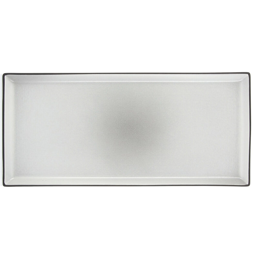 Serving platter rectangular
gray 35 cm Serving platter rectangular
gray 35 cm
